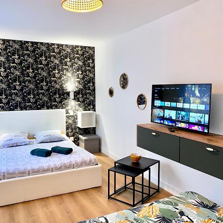 Superbe Appt Avec Cour Et Parking Gratuit A 5Min De La Cite Medievale Carcassonne Bagian luar foto